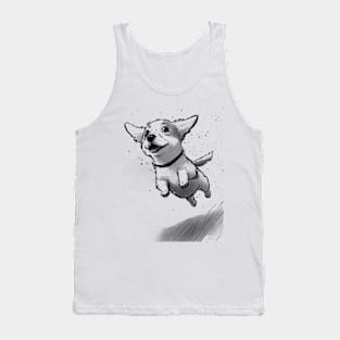 Jumping puppy Tank Top